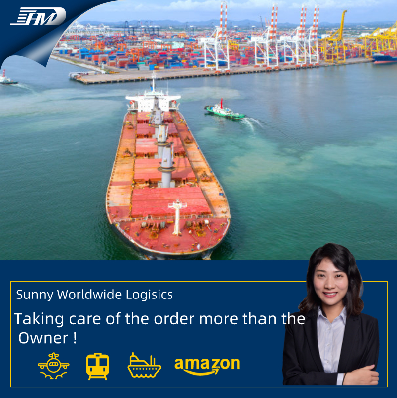 sea freight agent door to door delivery to USA Amazon warehouse sea shipping services