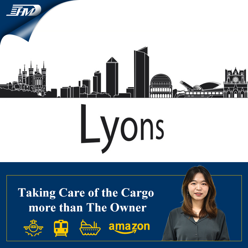 Consolidação de carga da China remessa de carga marítima para Lyons door to door services 