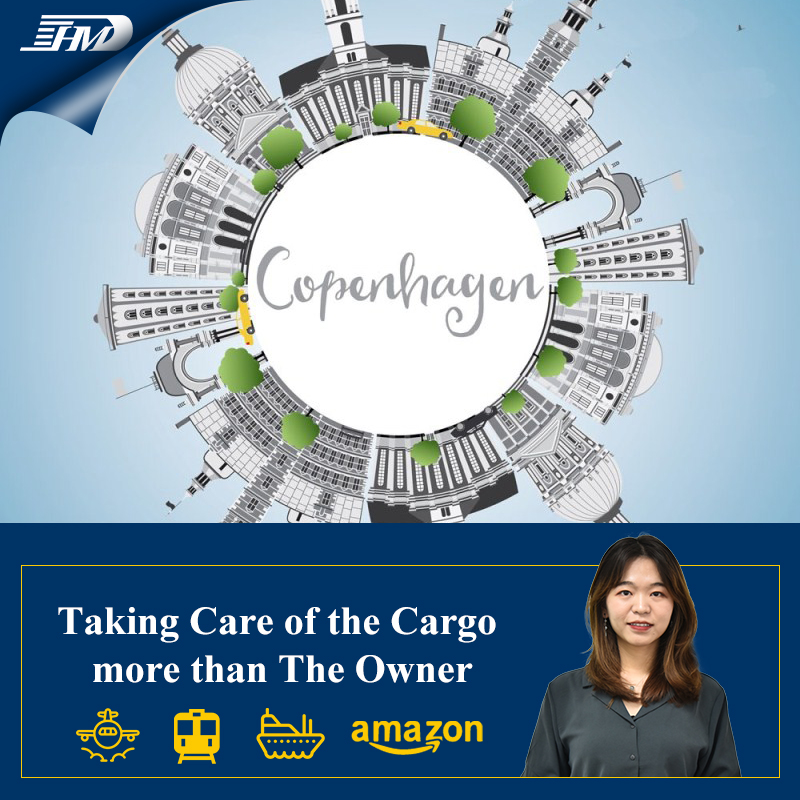 الصين معدل الشحن الجوي إلى كوبنهاغن باب الى باب خدمة التوصيل 