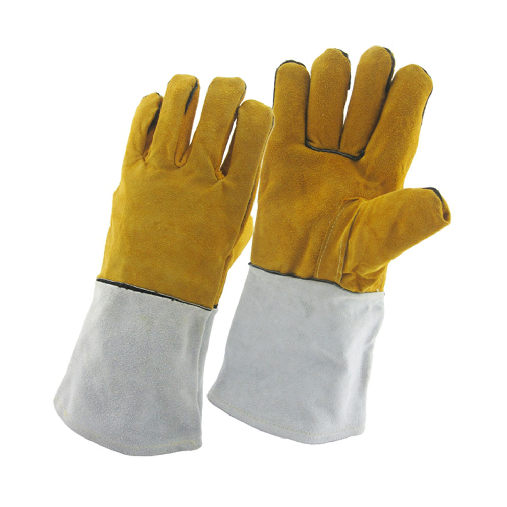 Китай Кожаные перчатки пайки фабрики, перчатки из натуральной кожи, поставщик перчаток из натуральной кожи, перчатки истинные кожаные сварщики производитель, для Tig / Mig