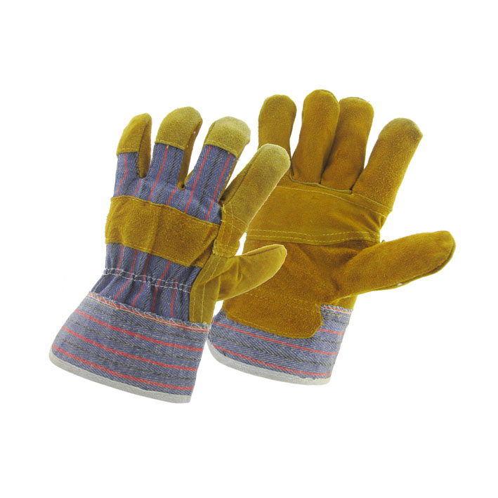 Китай Завод перчатки работника кожи, натуральная кожаная кожаная перчатка поставщик, производитель безопасности перчатки