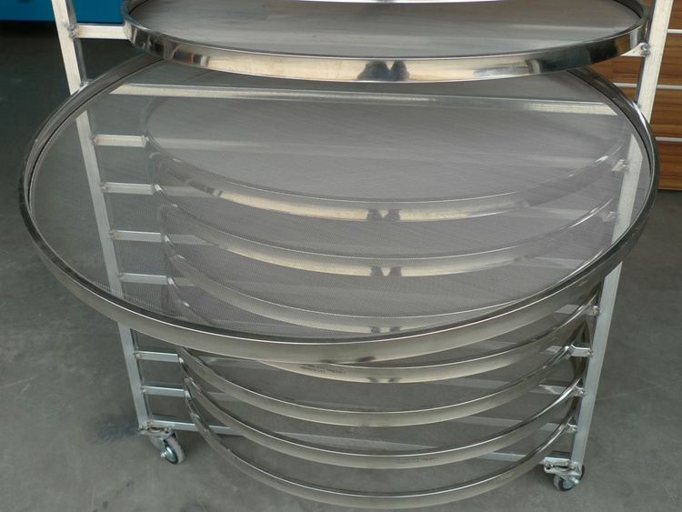 Con 20 paletas de bambú para té, estante de marchitamiento natural DL-TQJ-20