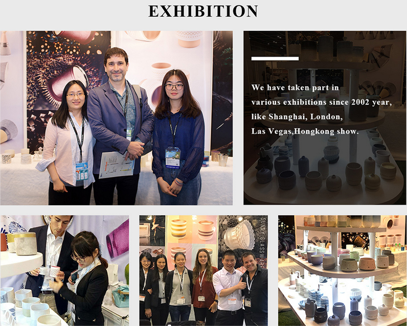 Wholesale Thick Wall Custom Color Glass Jar Empty Candle Glass Vessel