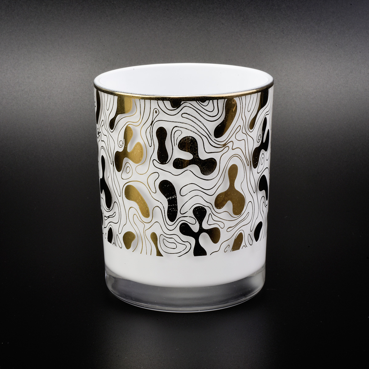 Luxury White Glass Jar For Candle Making Wholesale Luxury White Glass Jar For Candle Making Wholesale