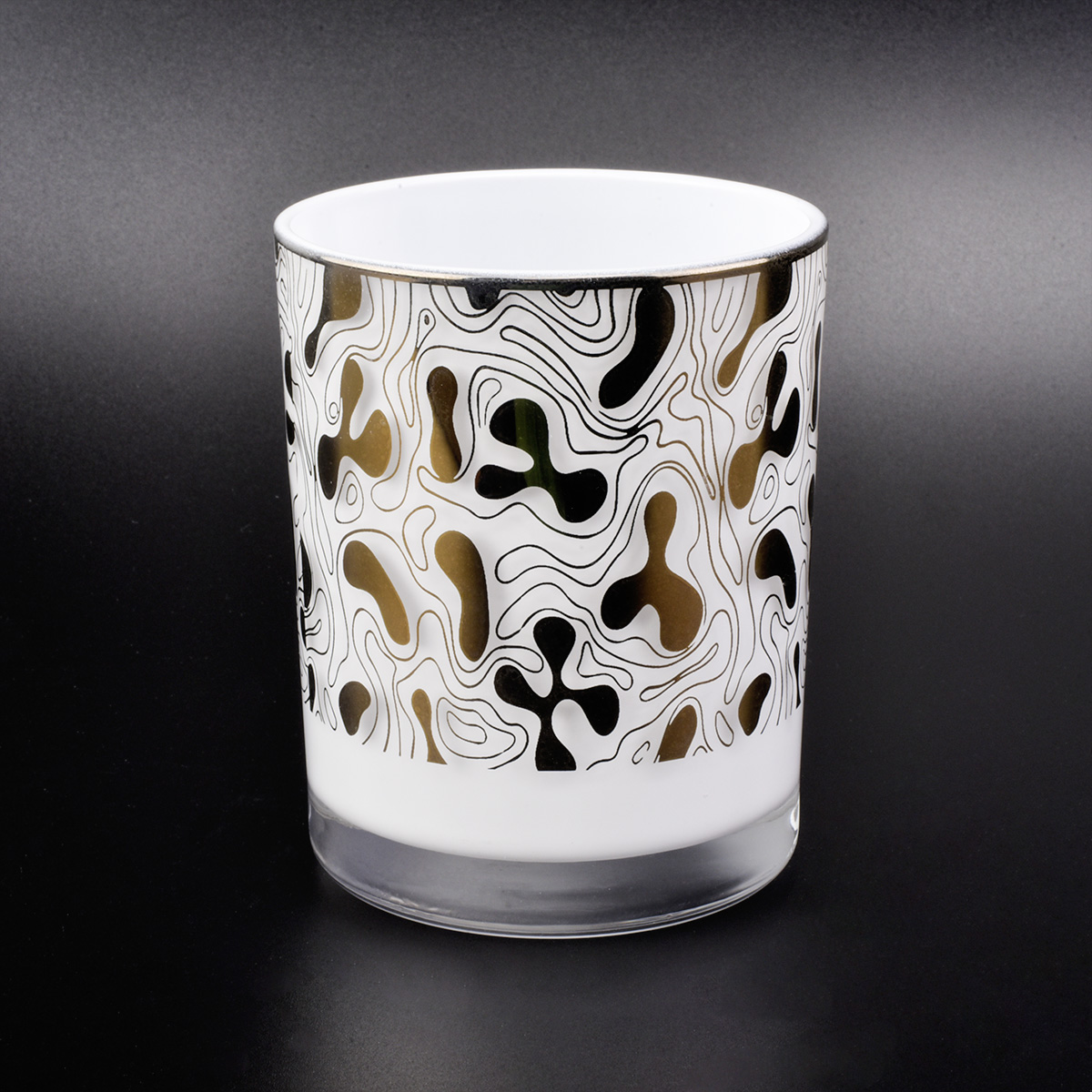Luxury White Glass Jar For Candle Making Wholesale Luxury White Glass Jar For Candle Making Wholesale