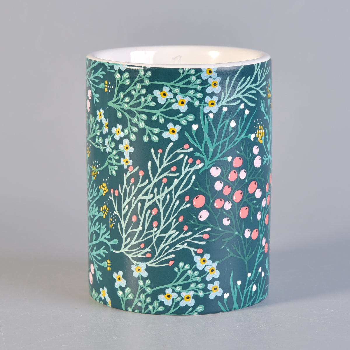 10oz ceramic candle holders for Christmas