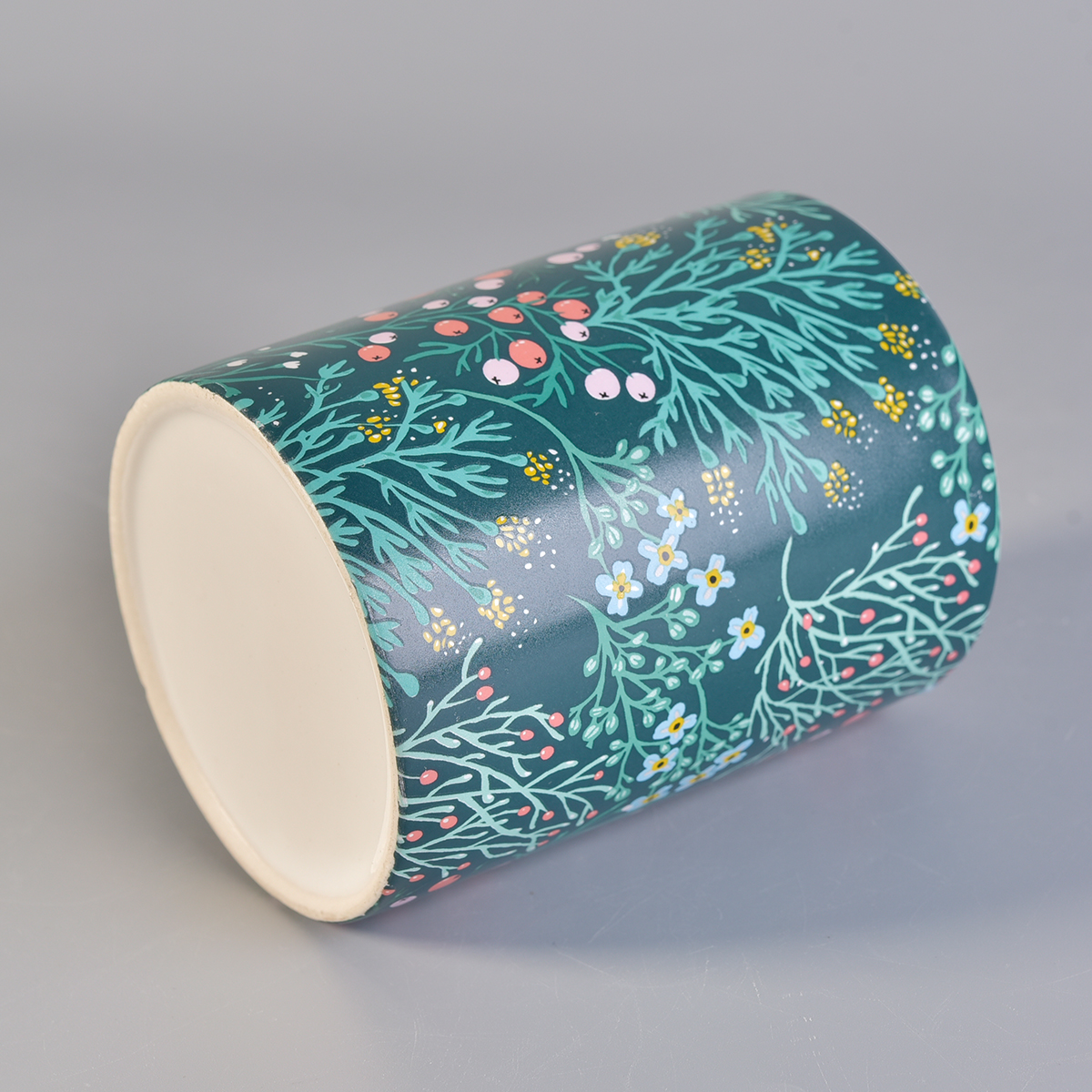 10oz ceramic candle holders for Christmas
