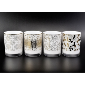 9oz White Glass Jar For Candle Making Wholesale