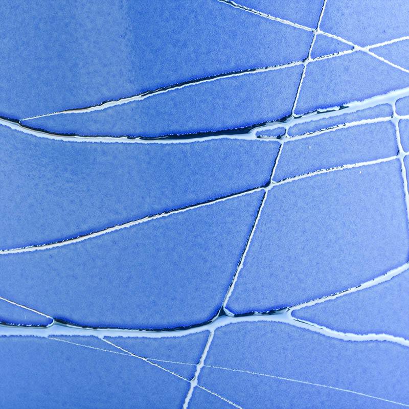 410ML Glass Candle Holders Plating Candle Jars Blue  Wholesale