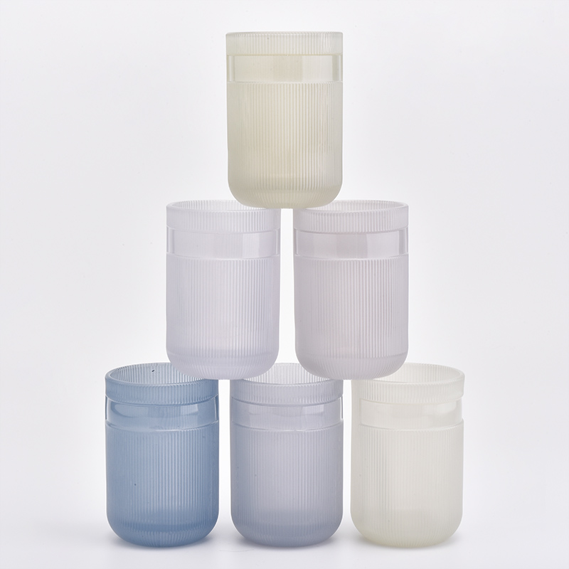 glass candle holders