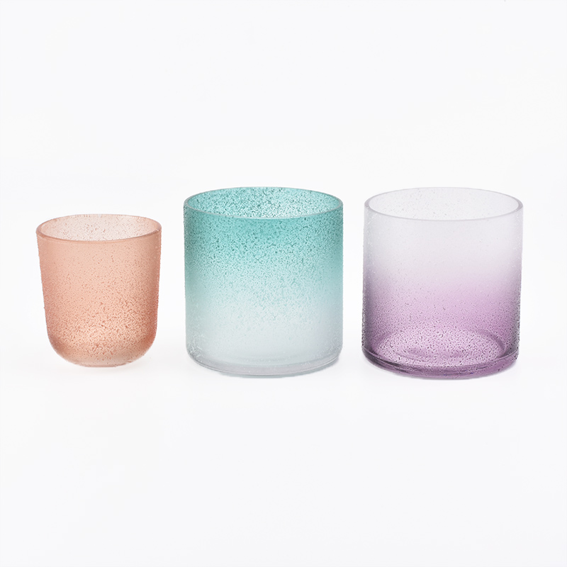 257ML Candle Jar Glass Candle Holder Orange 257ML Candle Jar Glass Candle Holder Orange