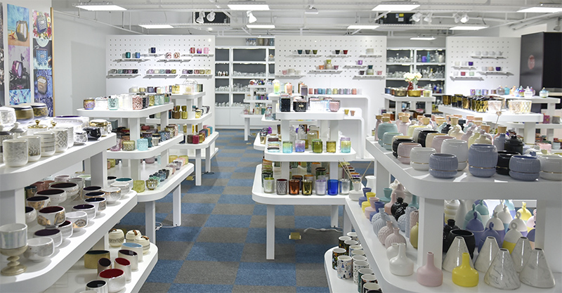 different finishes diamond woven pattern mirror glass candle jars