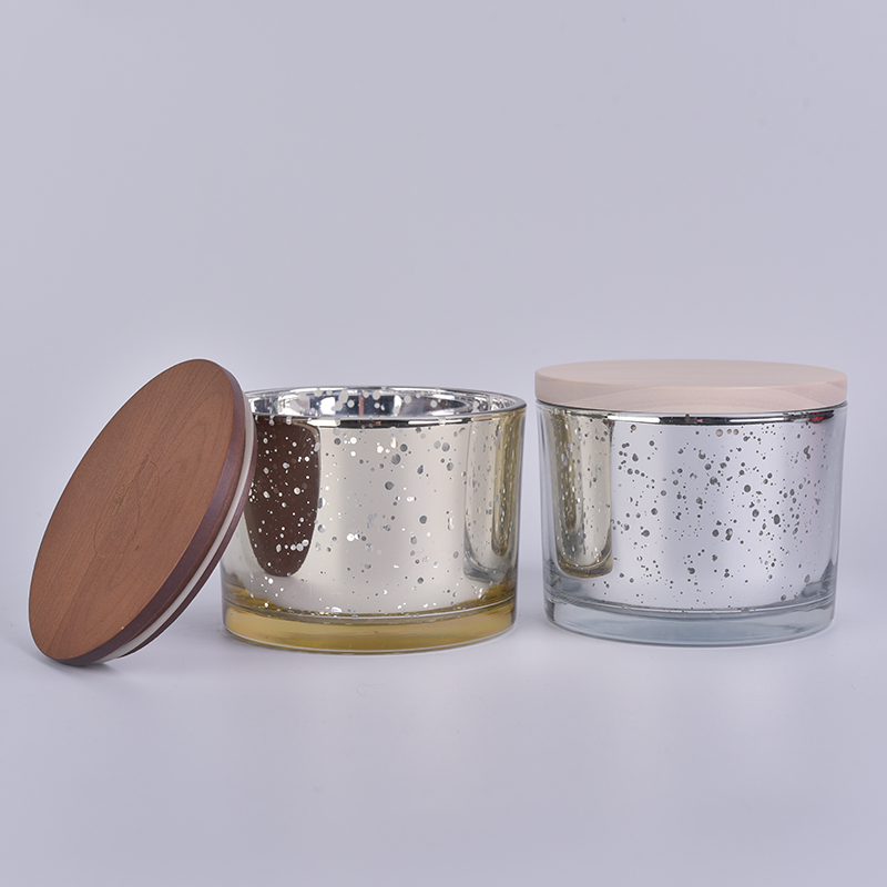 luxury mercury glass candle vessels