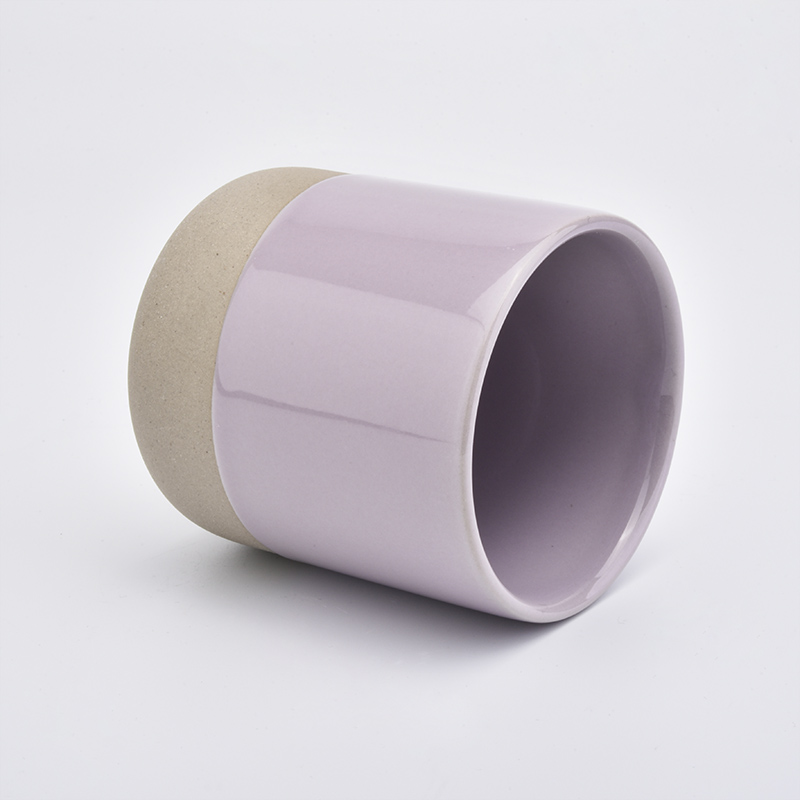 12oz Luxury Purple Candle Holders for Christmas Gift