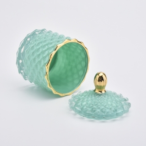 110ml Luxury Green Candle Jar Glass With Lids - COPY - ki0o0n