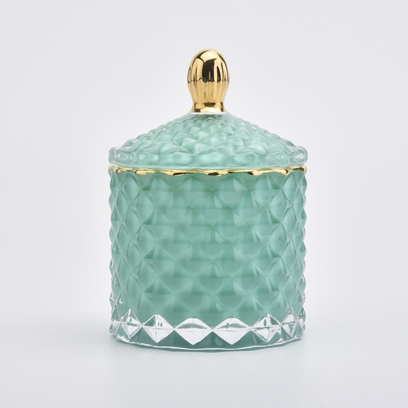 110ml Luxury Green Candle Jar Glass With Lids 110ml Luxury Green Candle Jar Glass With Lids