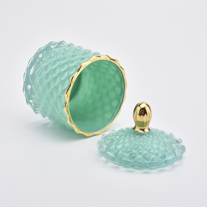 110ml Luxury Green Candle Jar Glass With Lids 110ml Luxury Green Candle Jar Glass With Lids