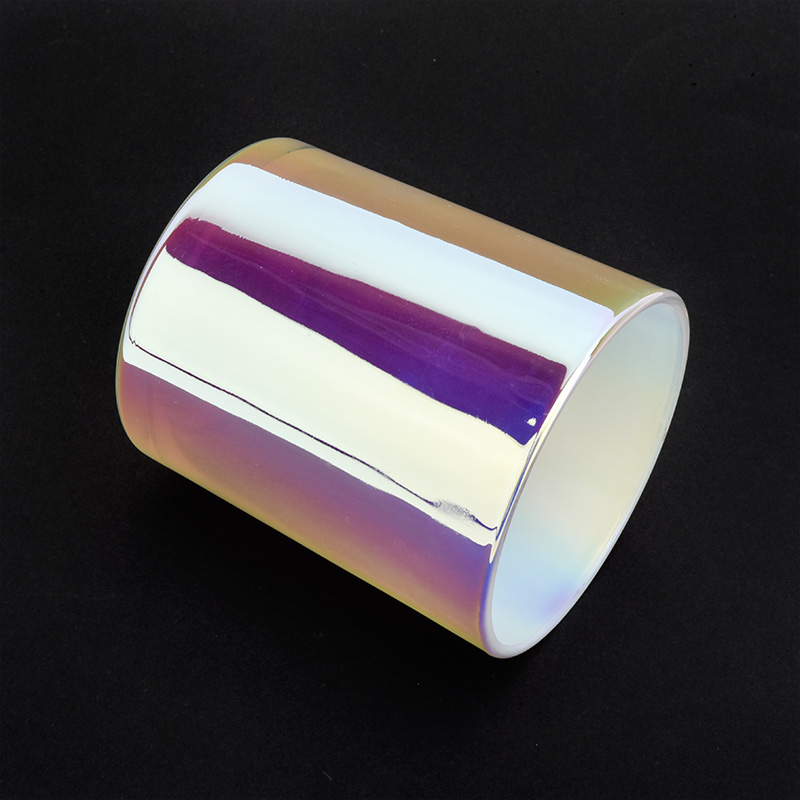 6oz 8oz 10oz White Holographic Glass Candle Jars 6oz 8oz 10oz White Holographic Glass Candle Jars
