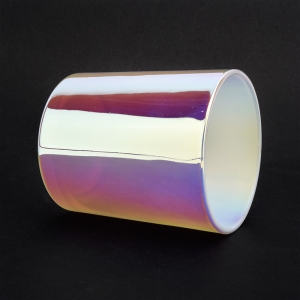 6oz 8oz 10oz weiße holografische Glaskerzengläser