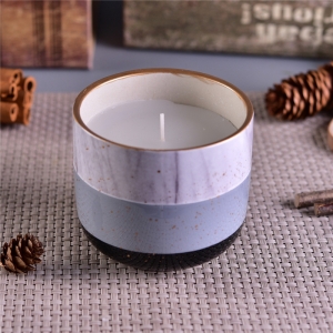 Beautiful round bottom ceramic candle holder