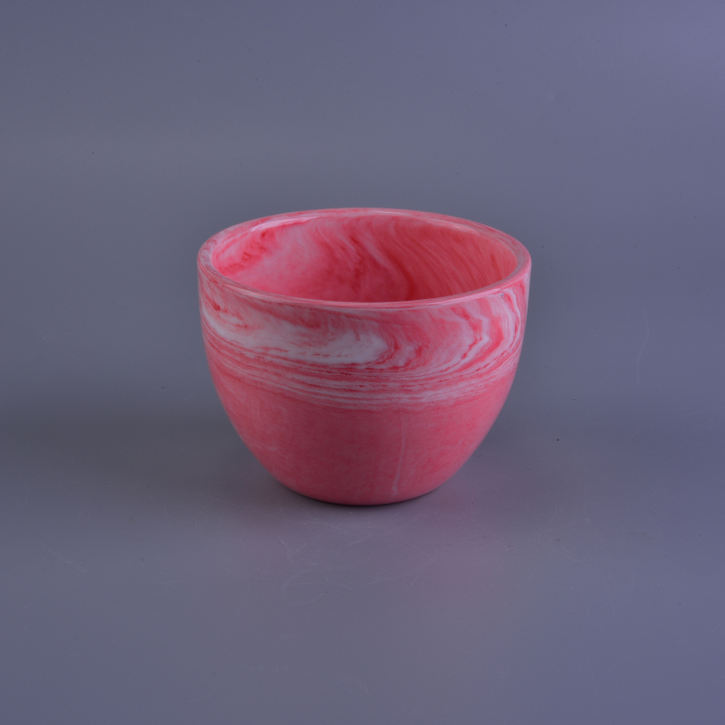 Marbling Ceramic Candle Holders Marbling Ceramic Candle Holders