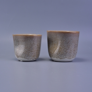 home decor fancy glazed ceramic candle holders wholesale