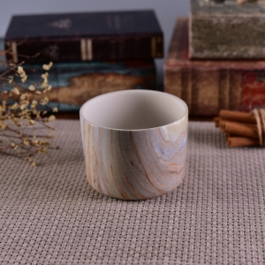 ilipat ang pagpi-print ng dekorasyon sa bahay na may hawak ng ceramic candle para sa pakyawan