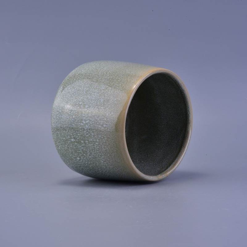 Crack glaze transmutation ceramic candle holder Crack glaze transmutation ceramic candle holder