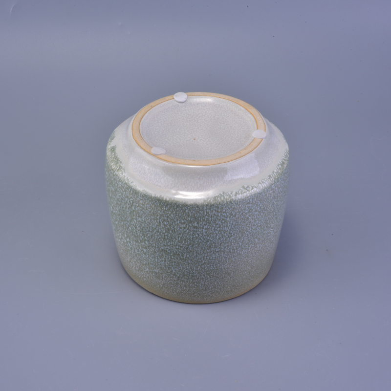 Crack glaze transmutation ceramic candle holder Crack glaze transmutation ceramic candle holder