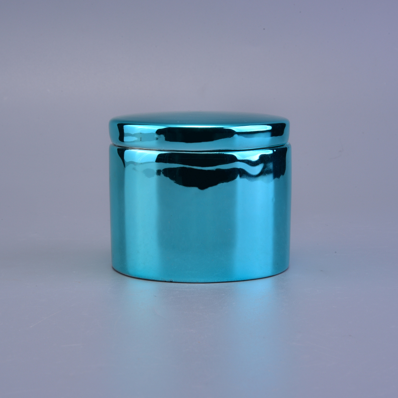 New arrival ceramic candle holders with lids