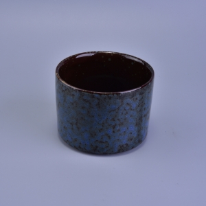 Transmutation glazed ceramic candle jar pakyawan