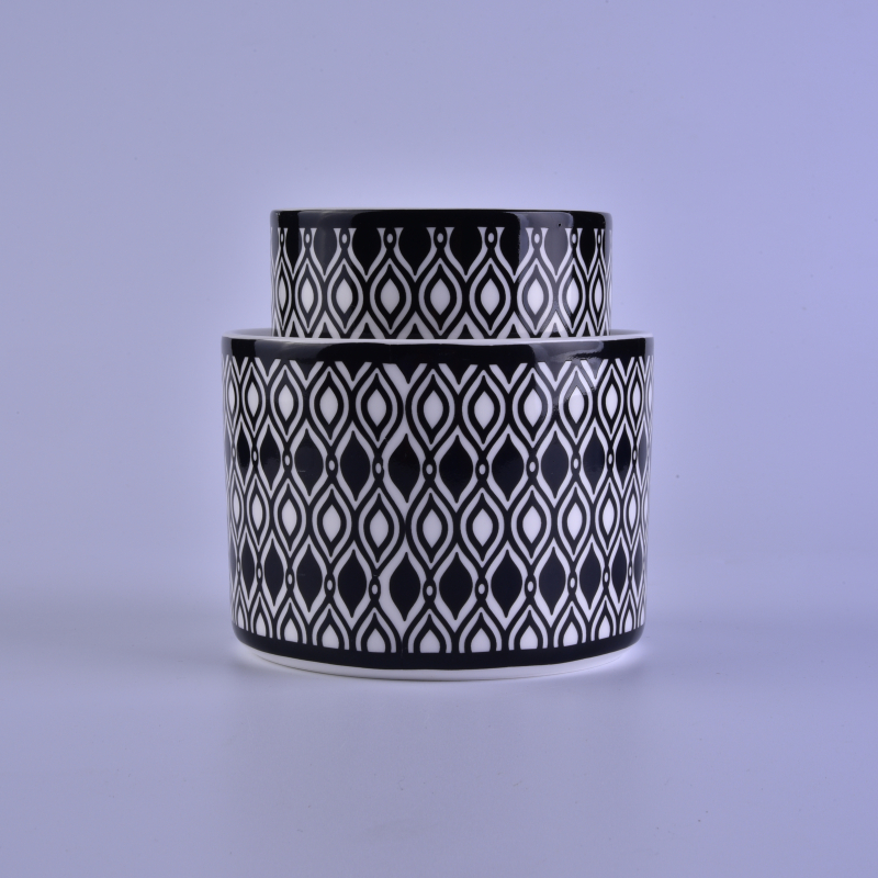 Decal printing votive ceramic candle holder Decal printing votive ceramic candle holder