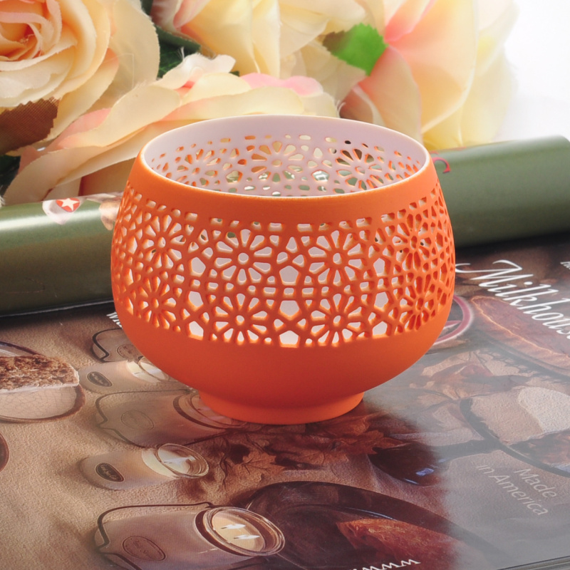 800ml ceramic candle jar with thin base New ceramic tealight candle jars candle holders