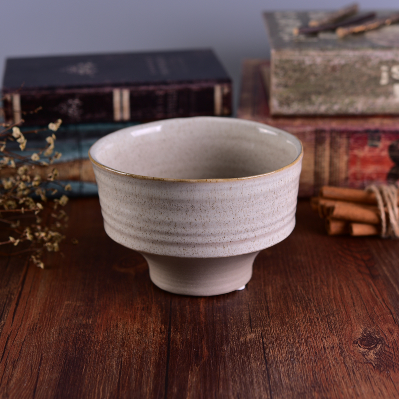 800ml ceramic candle jar with thin base 800ml ceramic candle jar with thin base