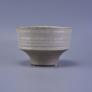 800ml ceramic candle jar na manipis na base