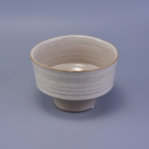 800ml ceramic candle jar na manipis na base
