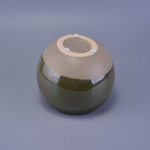 malaking bilog na ceramic candle jar