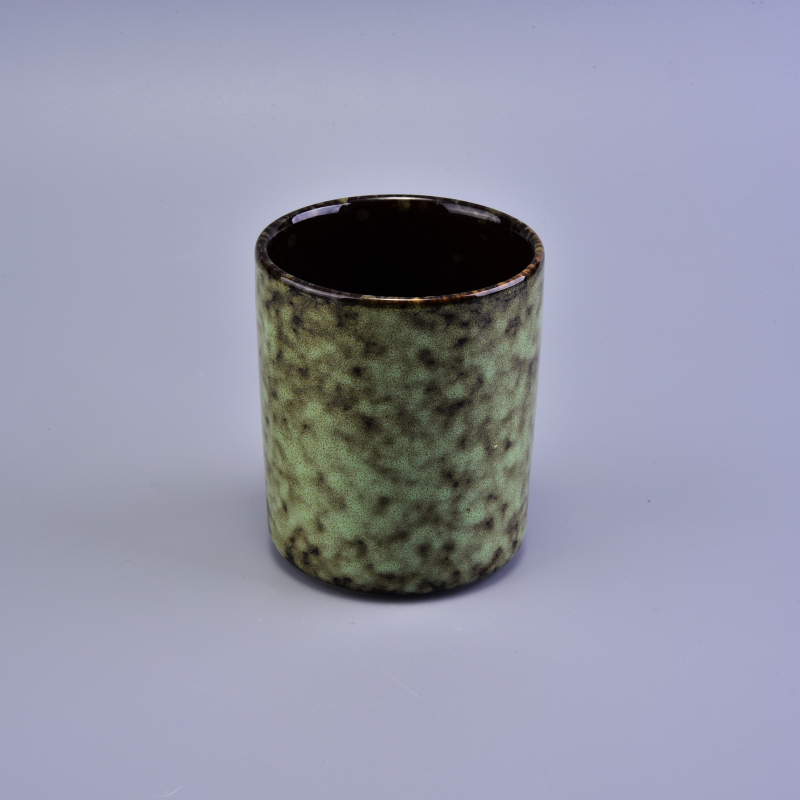 Bling bling Transmutation Glaze Home Decoration Ceramic Candle Holder