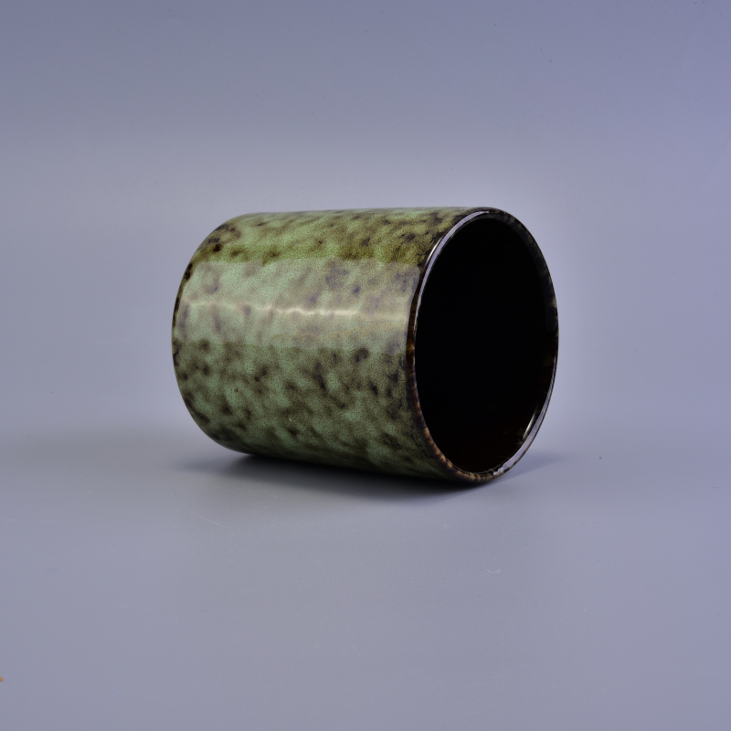 Bling bling Transmutation Glaze Home Decoration Ceramic Candle Holder