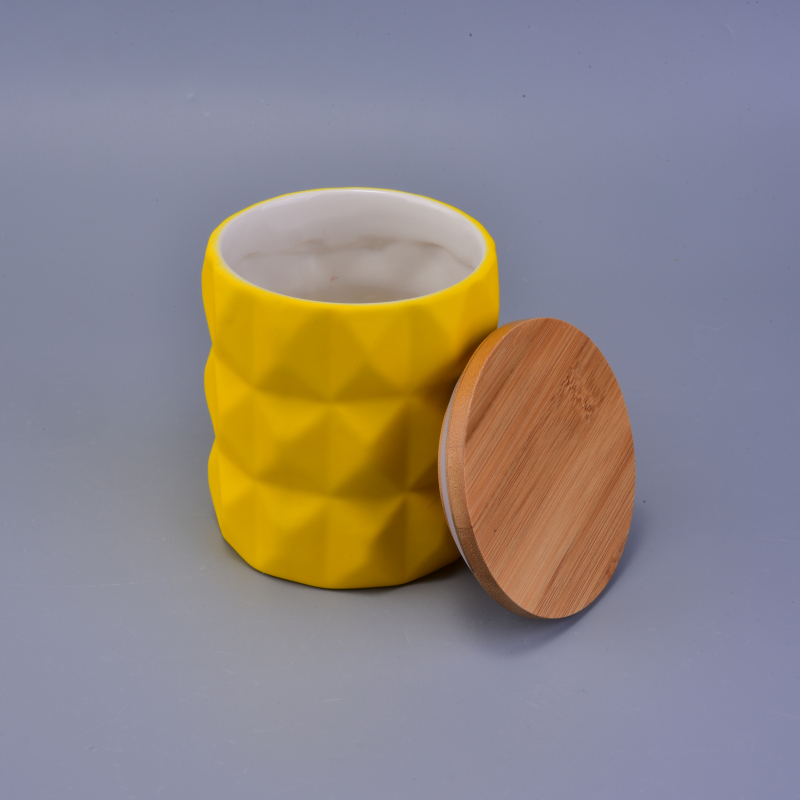 Half transmutation special home decoration ceramic candle jars