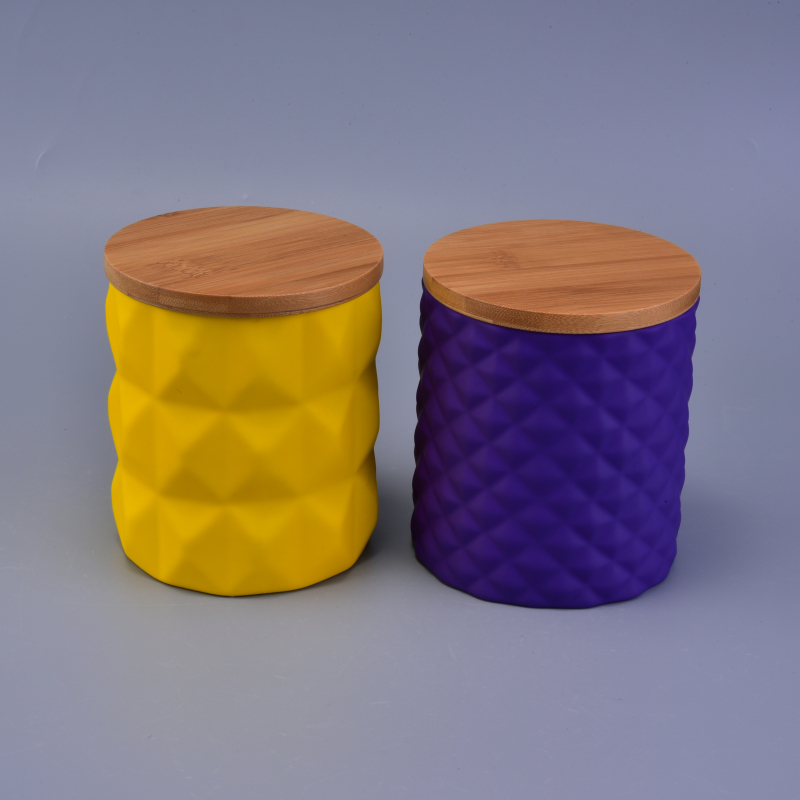 Half transmutation special home decoration ceramic candle jars