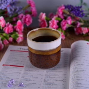 400ml 10OZ wax gradient ceramic candle holder for decoration