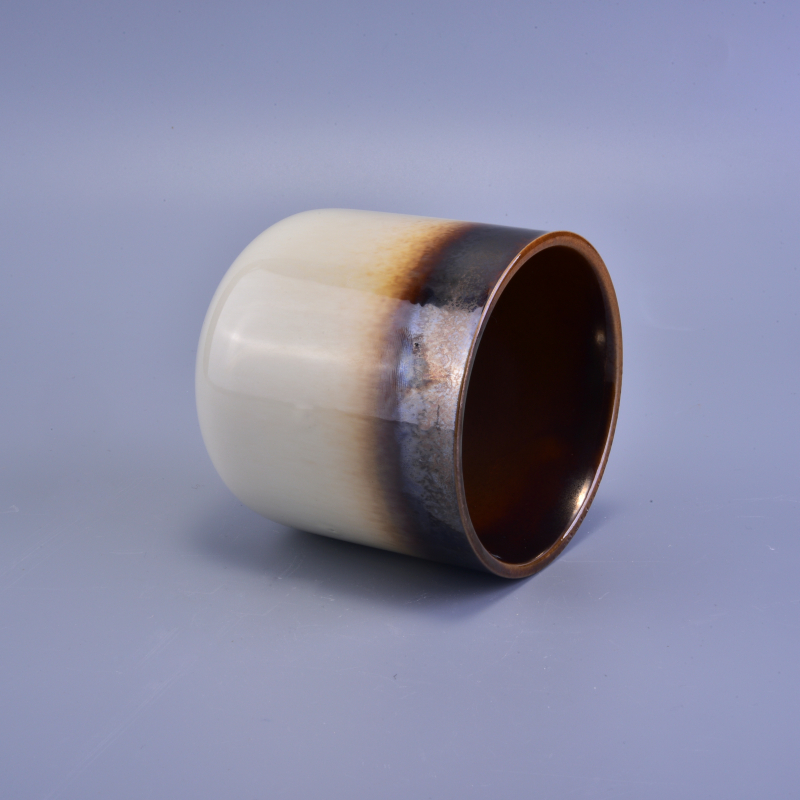 Round bottome home deco ceramic candle holder