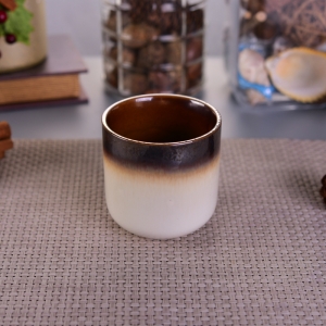 Round bottom home deco ceramic candle holder