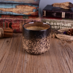 Cloudy Pattern Transmutation Glazed Votive Ceramic Candle Cup