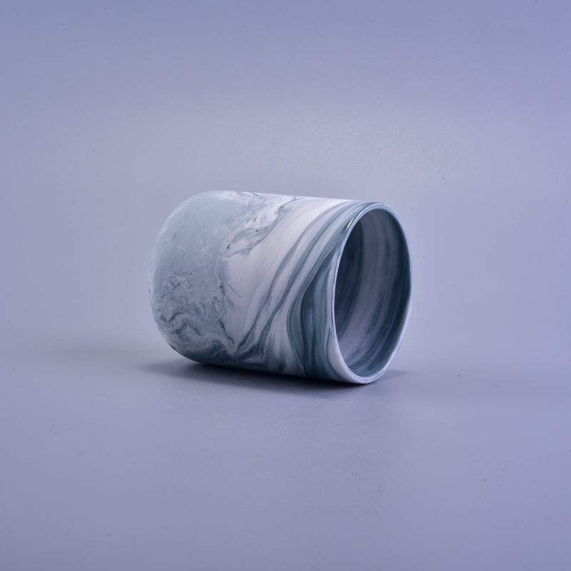 Wholesale custom marble ceramic tealight candle holder