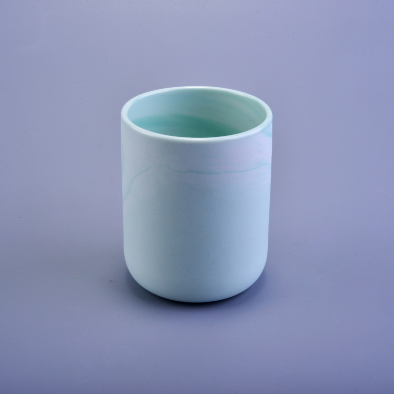 Wholesale custom marble ceramic tealight candle holder