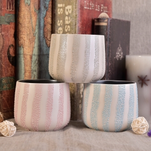 Black inside special glazed candle making holders