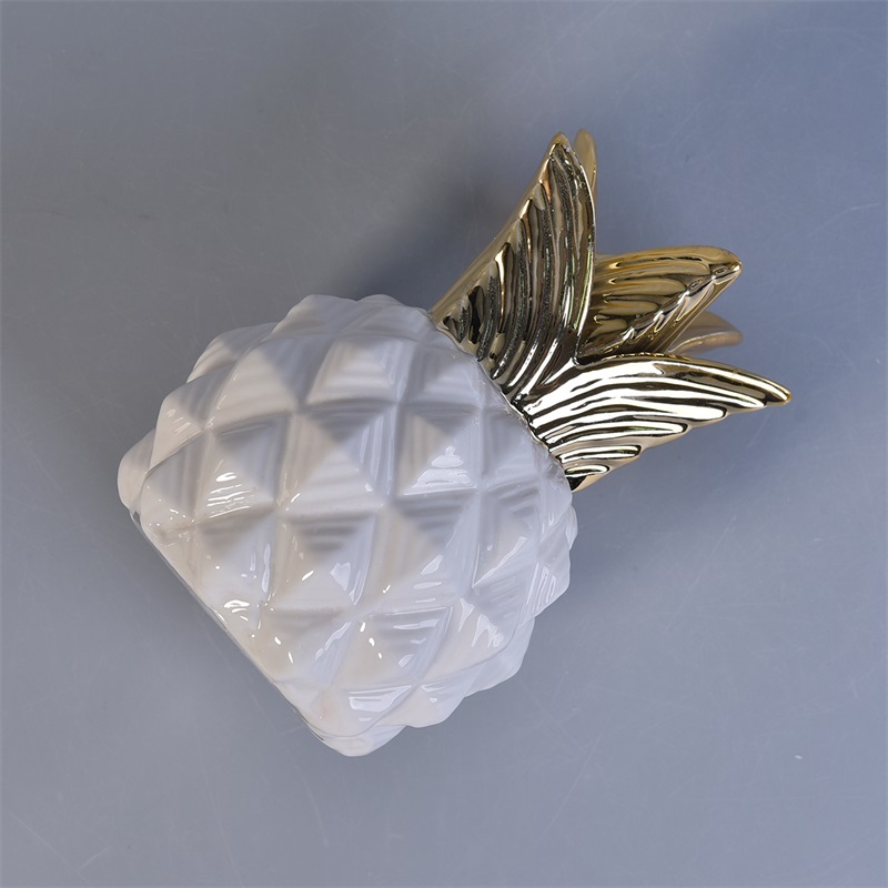 pineapple Ceramic Candle Holders 