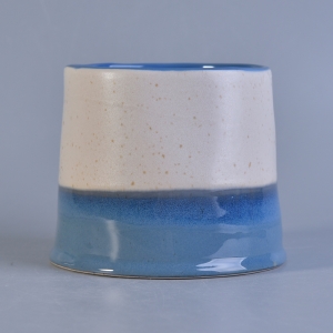 600ml glazing ceramic candle jars candle holders
